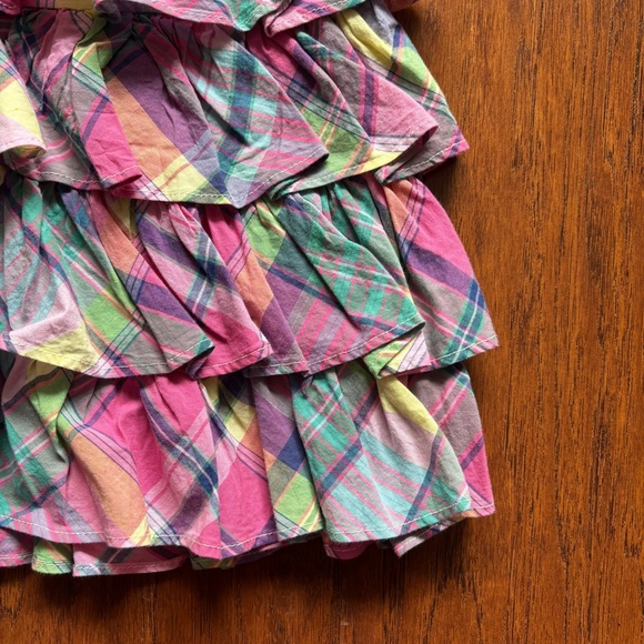 Ralph Lauren Baby Colorful Plaid Dress & Bloomers Set – Size 18M - Picture 8 of 9